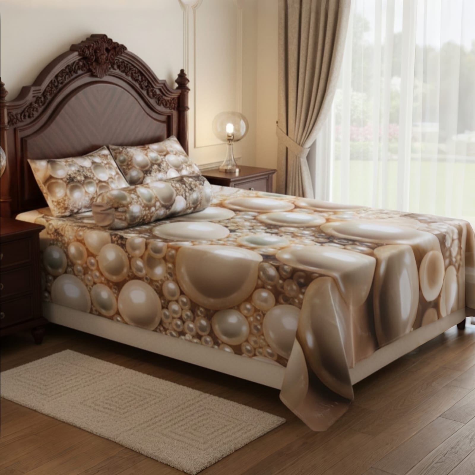 3D Design Bed Sheet