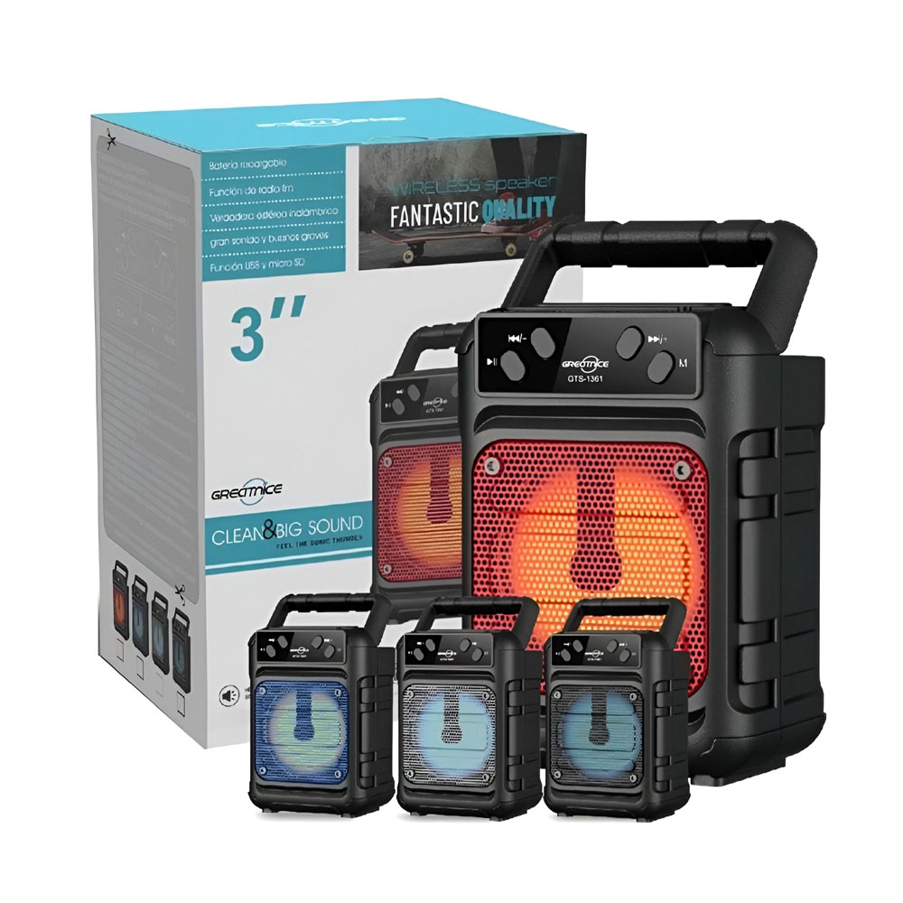 GTS-1361 Greatnice Extra Bass Wireless Speaker