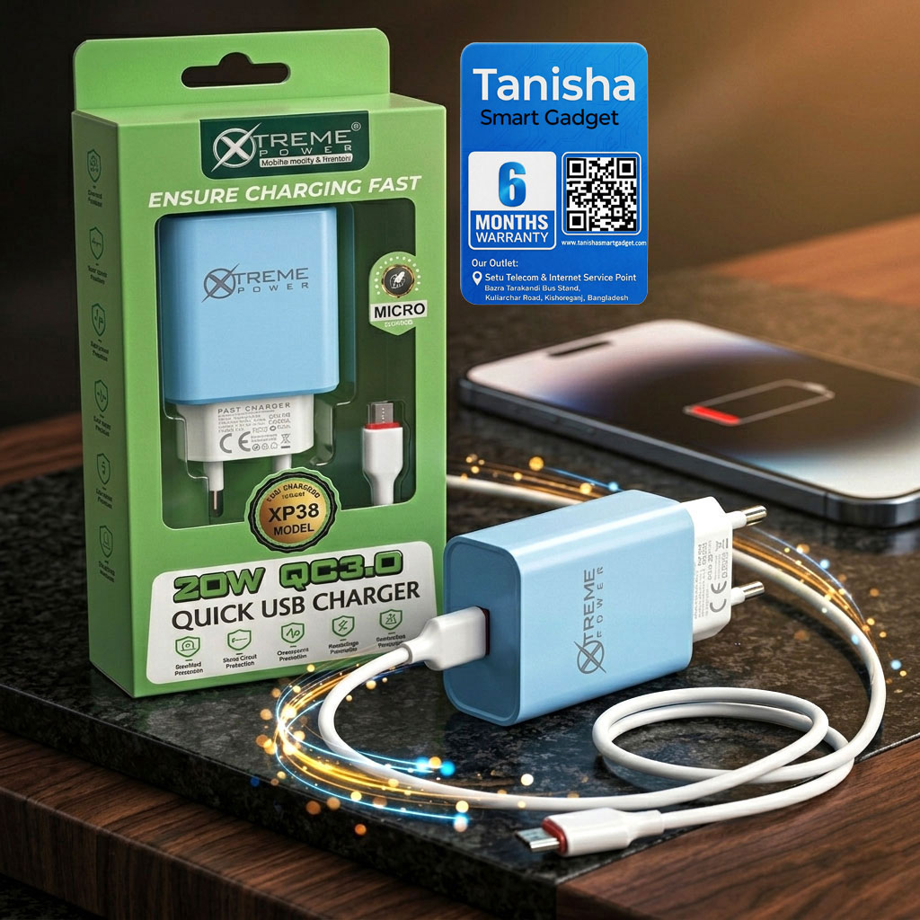 XTREME POWER 20W QC3.0 Quick USB Charger